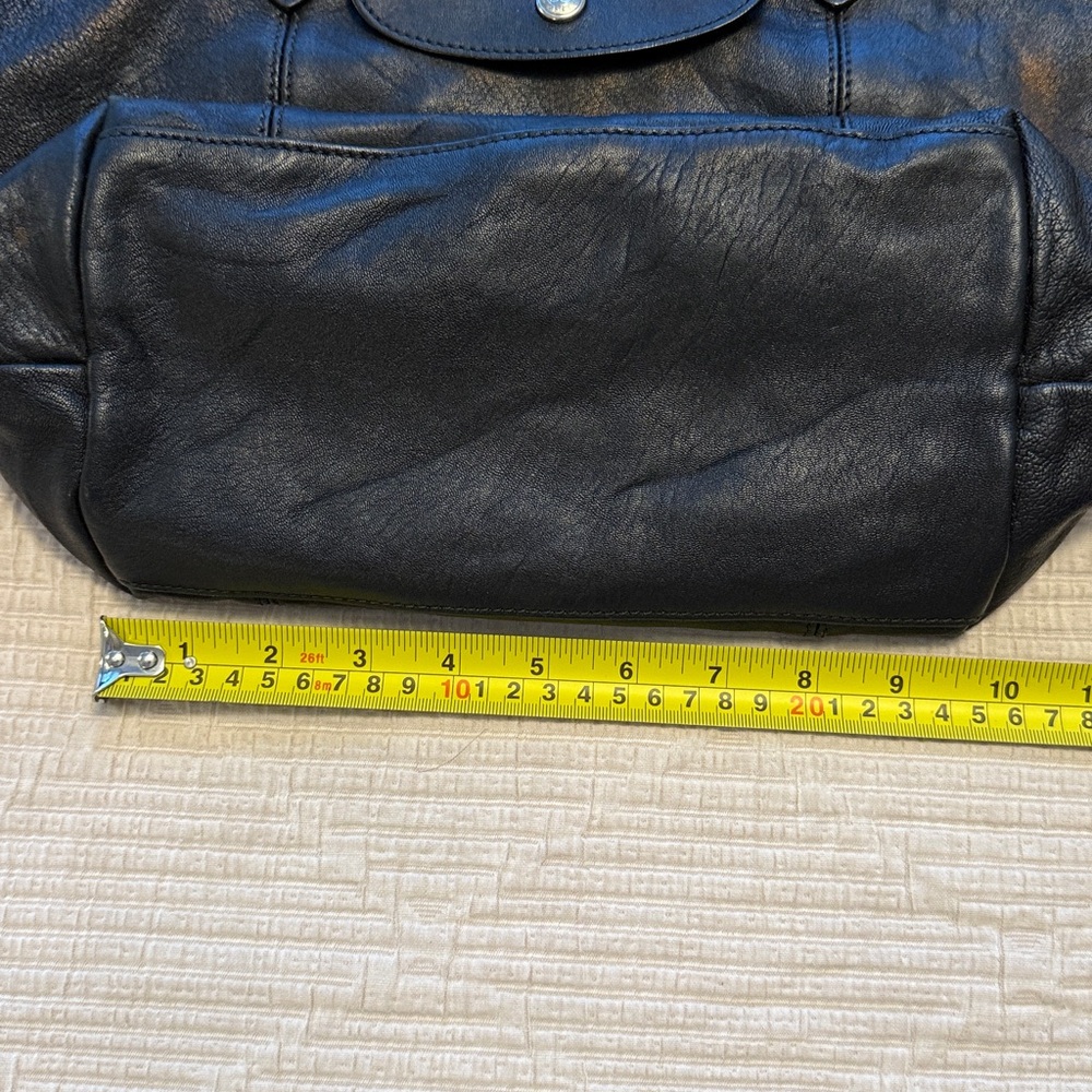 Longchamp Le Pliage Cuir Brown Leather Bag - Picture 10 of 12